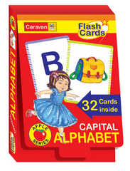 Capital Alphabet Flash Cards — 32 Cards | Apple Series