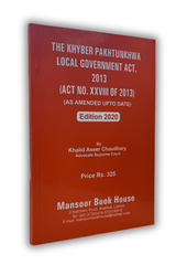 The Khyber Pakhtunkhwa Local Government Act, 2013