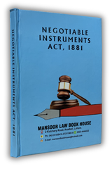 Negotiable Instruments Act, 1881