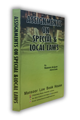 Assignments on Special and Local Laws