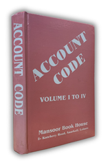 Account Code (Volume I to IV)