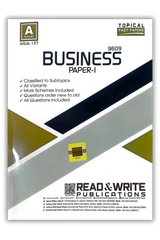 Business Studies A Level Paper 1 Topical Work Book