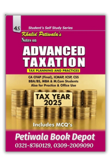 Advanced Taxation Tax Planning And Practices