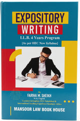 Expository Writing - LLB 4 Years Program