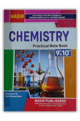 Nasir Chemistry Practical Notebook Class 9 & 10