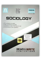 Sociology A Level Paper 1 2 Topical Past Paper by Muhammad Shafique